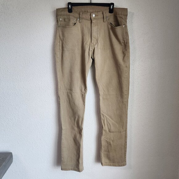 Levi's 511  Men's Size 36x32 Tan 5 Pocket Jeans - Picture 1 of 4